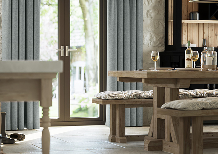 Soft Chevron, Soft Black - Made to Measure Curtains - Image 5